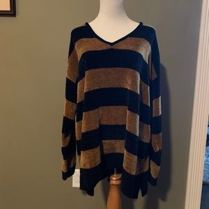 Intro Striped Chenille Sweater